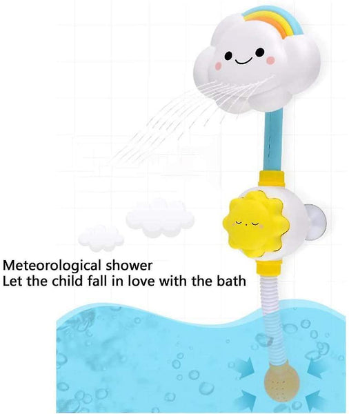 Baby Shower Toys Clouds Water Feature Shower With Shower Head Bath Toys