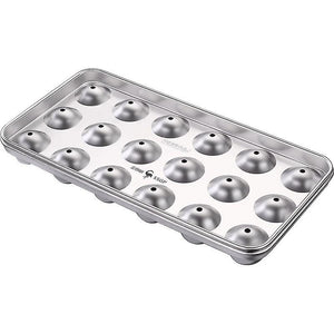 Ice cube trays stainless steel ice cube tray round ice cube maker mold home party cube trays for freezer ice cube