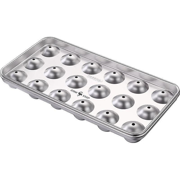 Ice cube trays stainless steel ice cube tray round ice cube maker mold home party cube trays for freezer ice cube