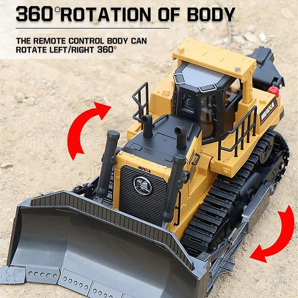 Remote Control Cars Trucks 1:16 RC Truck Heavy Bulldozer Caterpillar Engineering Controlled Car Toys