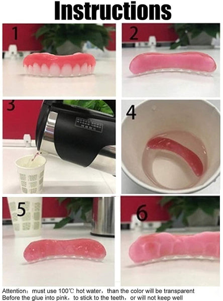 Reusable Denture Covers Cosmetic Dental Veneers Teeth Dentures Dental Mouthguards