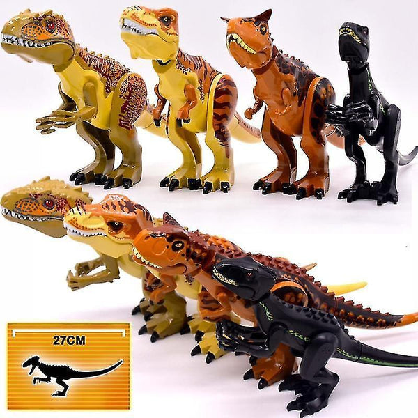 Action Toy Figures Brutal raptor jurassic blocks world 2 dinosaur figures 02