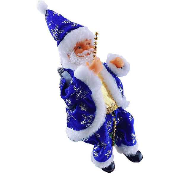 Christmas gift kids Music Old Man Doll Ladder Climbing Santa Claus Climbing Beads Santa Claus Electr