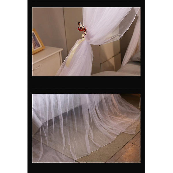 Mosquito Nets Insect Screens Homemiyn Luxury Mosquito Net Bed Canopy  Quick Easy Installation  Curta