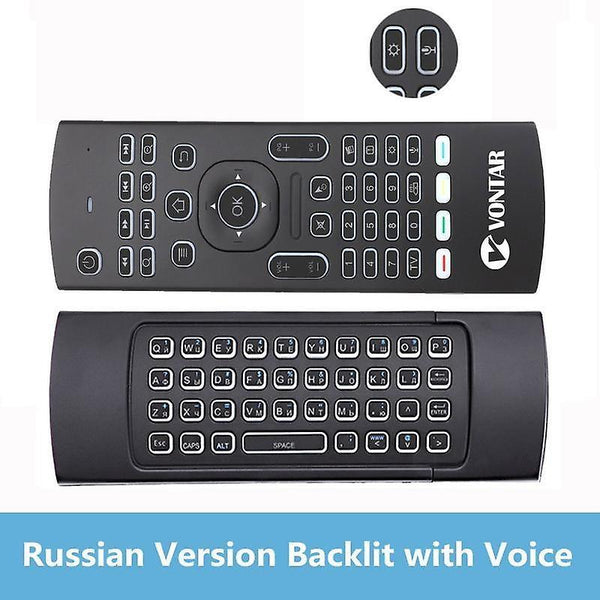 Remote controls backlight mx3 pro air mouse voice remote control 2.4G wireless keyboard mx3