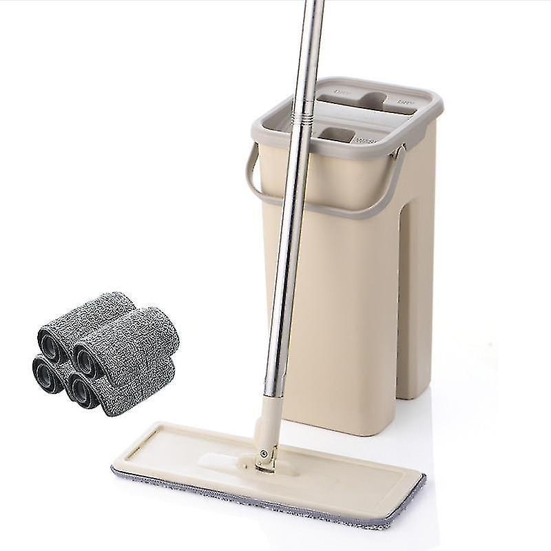 Mops scandinavian style magic cleaning microfiber mop and bucket