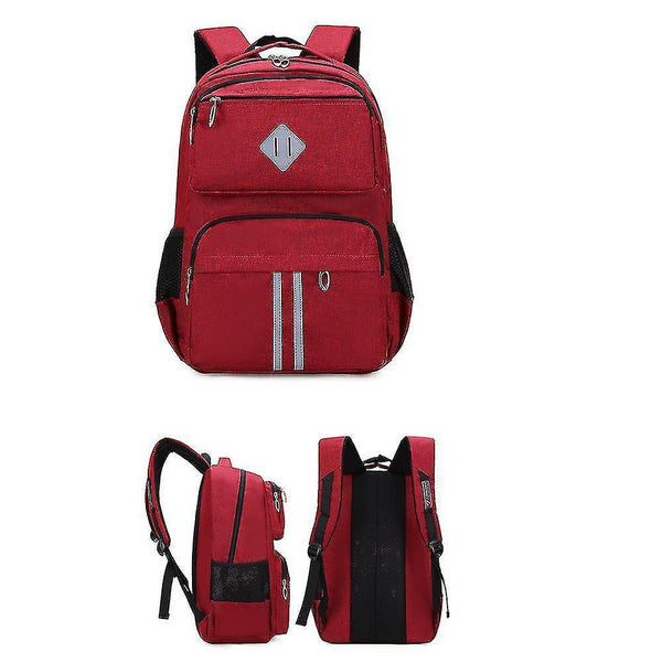 Backpacks backpack -lightweight school bookbag waterproof backpack for primary junior high school red