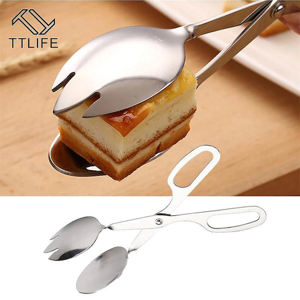 Salad spinners stainless steel salad tongs egg clip kitchen tool