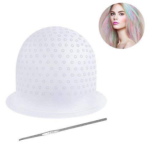 Silicone Highlight Cap Reusable Professional Salon Dye Cap Tools Hair Coloring Accessories