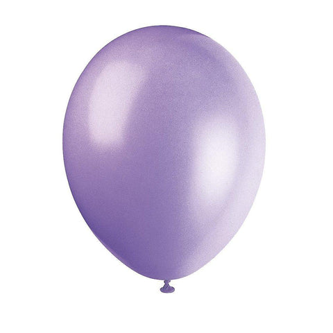 Balloons unique party 56854 - 12" latex lilac lavender balloons  pack of 50