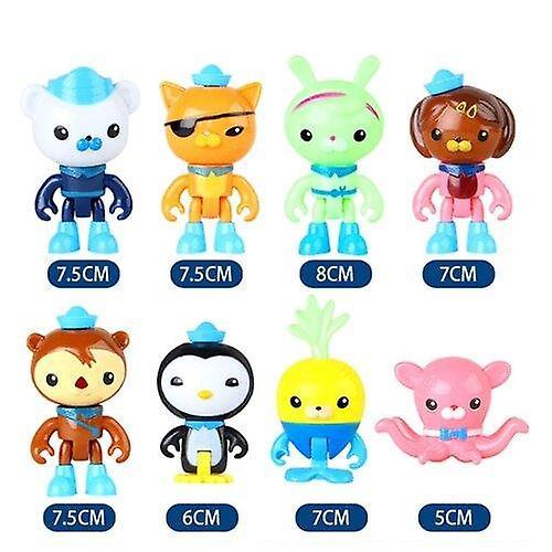 Action Toy Figures Octonauts Octopus Castle Toy Barnacles Kwazii Peso Shellington Dashi Action Figur