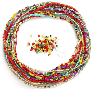 Waist Beads For Weight Loss Stretchy African Waist Beads For Women Belly Beads Chain Plus Size With String And Charms Back & Lumbar Support Cushions