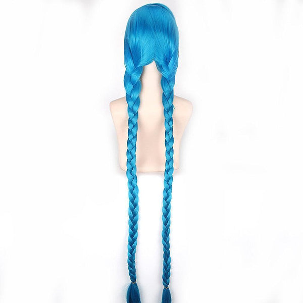 Wigs League of Legends Wigs Jinx Synthetic Synthetic Hair Wigs