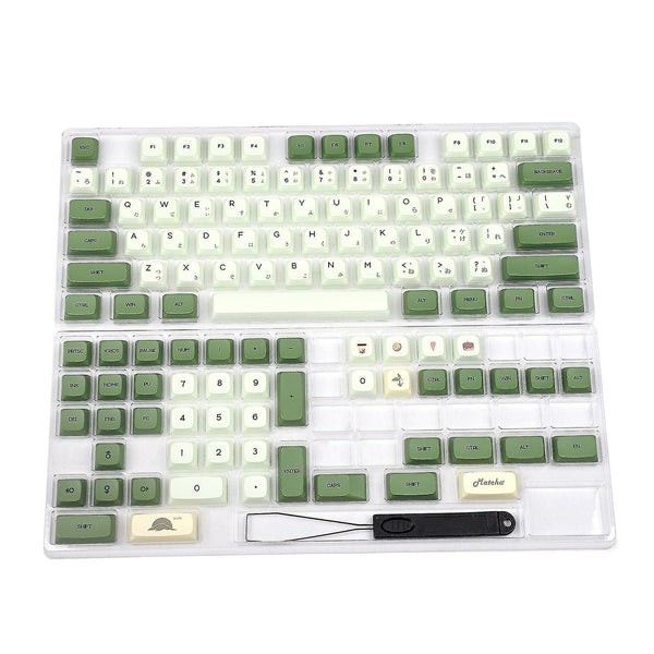 Remote controls matcha dye sub zda pbt keycap similar to xda japanese korean russian for mx keyboard 104 87 61