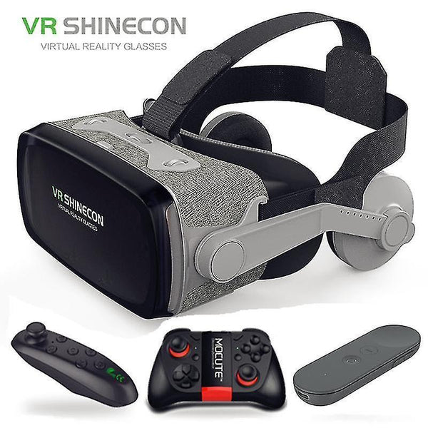 3D Glasses Google cardboard vr shinecon 9.0 Pro version vr virtual reality 3d glasses smart bluetoot