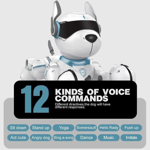 Robotic Toys Intelligent Smart Electronic Singing Pet RC Toy Robot Dog Model With Light Sound|RC Rob