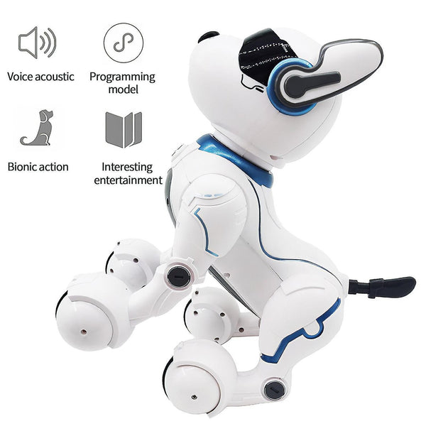 Digital Cameras Electronic Animal Pets RC Robot Dog Voice Remote Control Toys Music Song Toy RC Toys