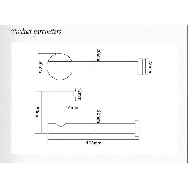 Facial tissue holders paper towel rack wall-mounted towel rack wall-mounted paper towel rack sus 304 stainless steel