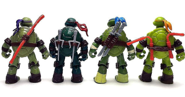 Action Toy Figures Ninja Turtles Set Of 4 Pcs Action Figure Ninja Turtles Toyset