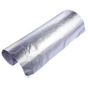 60X30CM Silver Electrician Fish Tape Aluminum Heat Cover Protection Cloth With Self-adhesive Backing Heat Barrier