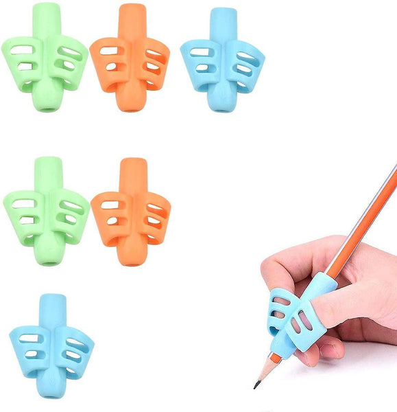 Pencil Grips Silicone Writing Aid Training For Children Pencil Holder Embossing Pens & Styluses