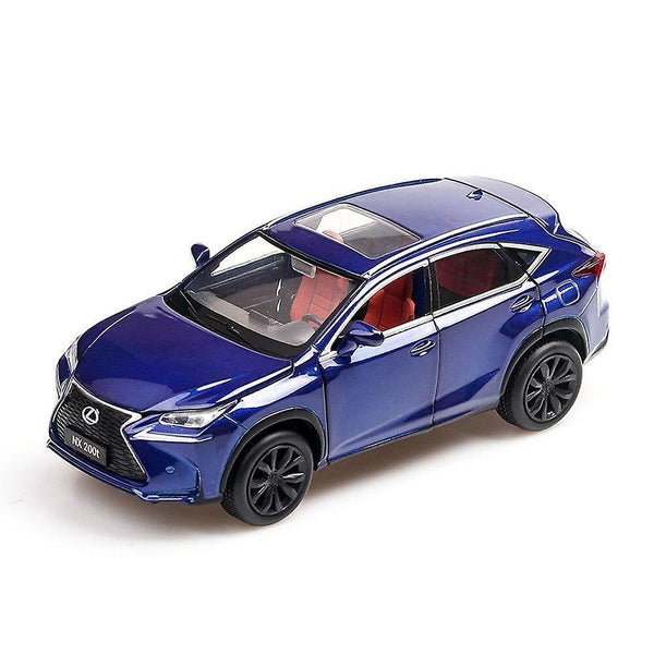 Toy cars 1:32 lexus nx200t alloy pull back car model diecast metal toy vehicles with sound light 6 open doors