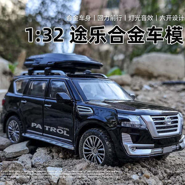 Toy Cars 1:32 wheel Nissans Patrol suv metal model