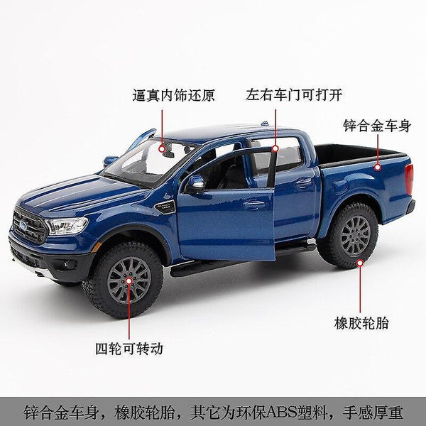 Toy Cars 1:27 Ford Ranger Highly detailed die cast precision model car Model collection Christmas gi