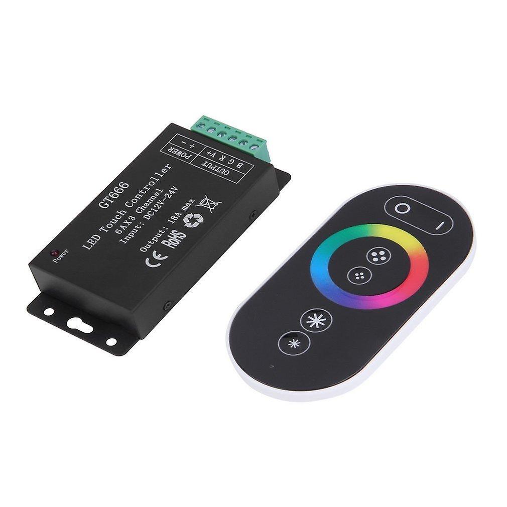 Modulators touch controller dc12v-24v 18a rf wireless dimmer for rgb led strip light