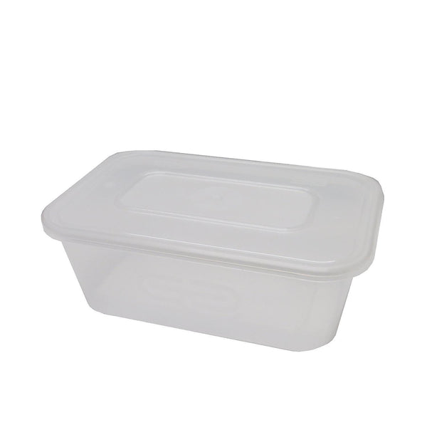 Household storage containers plastic microwave freezer safe-lunch boxes - food containers and lids ideal for batch cooking ready