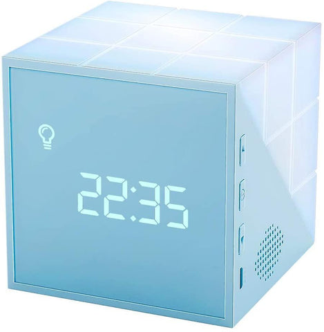 Children's Light Alarm Clock Creative Cube Wake Up Alarm Clock Alarm Clocks