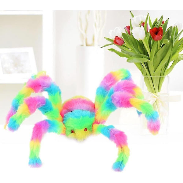 Robotic Toys Colorful Spider Toy Stuffed Animal Plush Toy 90CM