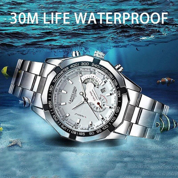 Watches watches men luxury brand chronograph male sport watches waterproof stainless steel quartz men