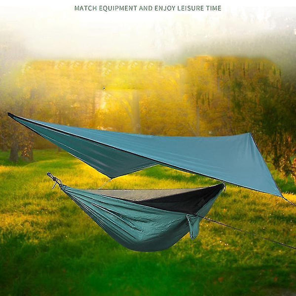 Hammocks waterproof tarp tent shade lightweight portable waterproof outdoor camping hammock rain fly uv