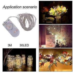 Christmas gift kids 3m Waterproof 30 Led String Light Party Decoration Ip66 Battery