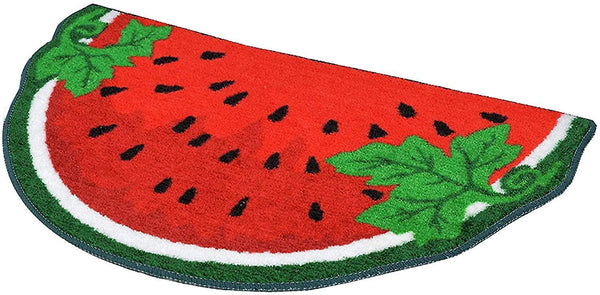 Watermelon Pattern Printed Canvas Creative Embroidery Crafts Gift For Kids Home Decor Rugs