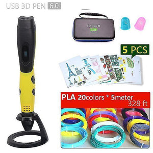 3D Printers Authentic 3d pen 3d print pen and 1.75mm pla filament Christmas gifts+ painting drawings