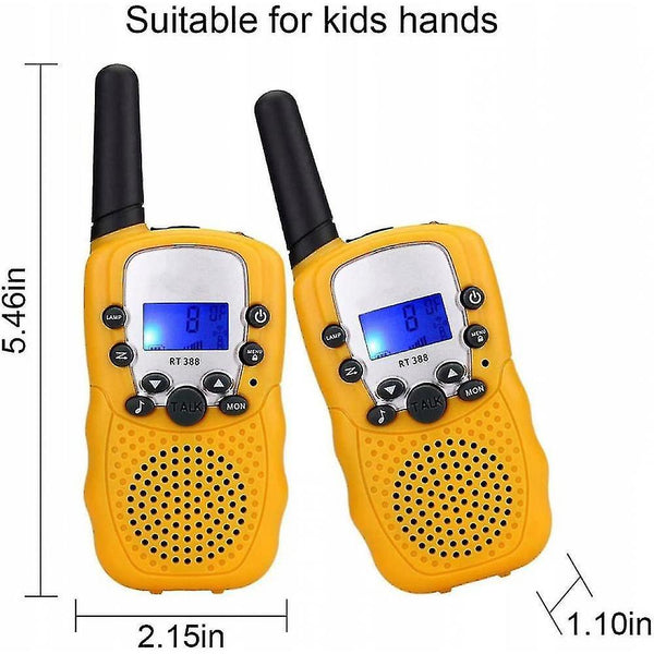 Intercoms Walkie Talkies Toys For 3-12 Year Old  22 Channels 2 Way Radio 3 Miles Range Christmas gif