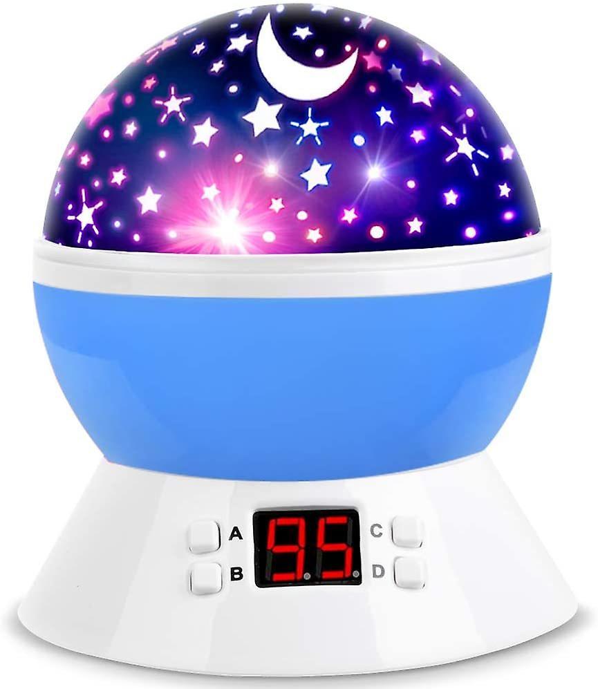 Christmas gift kids Rotating Moon Sky Projection LED Night Lights Toys Table Lamps Timer Shut Off Co