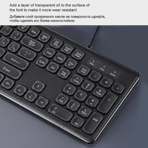 Remote controls wired russian keyboard support multimedia computer keyboard 108 keys for pc laptop ergonomic