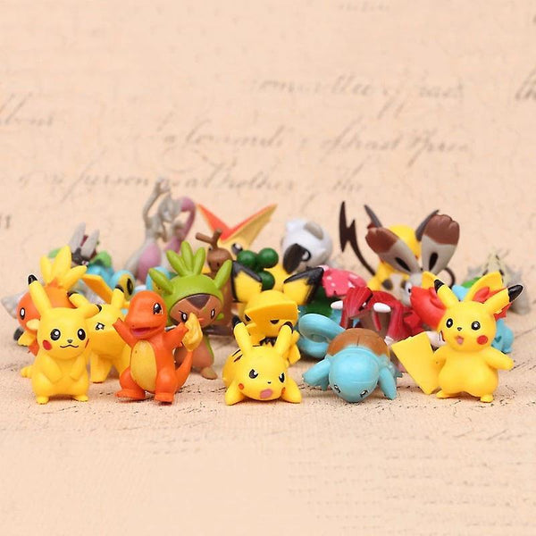 删除Christmas gift kids 24pcs/set 4 5cm Pikachu Anime For Kids Cartoon Pokemon Action Figure Toys Model