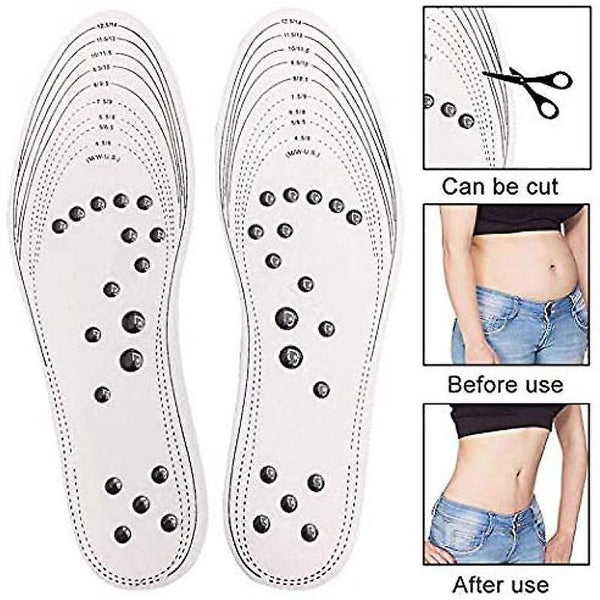 Acupressure Slimming Insoles Foot Massager Therapy Weight Loss Insoles & Inserts