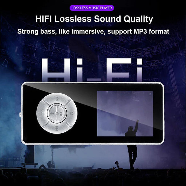 Mp3 players portable hifi walkman fm recorder music black