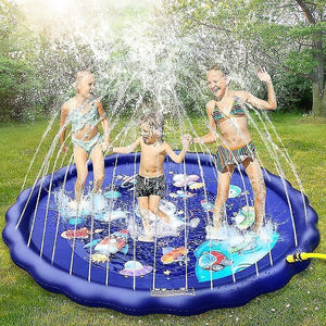 Baby Activity Toys 170Cm kids outdoor inflatable water spraying splash pad play mat 170cm 7