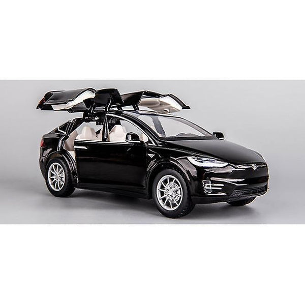 Toy Cars Wokex 1:24 Tesla Model X Alloy Car Model For Children Car Toys 1/24 Big Size Die Cast Car T