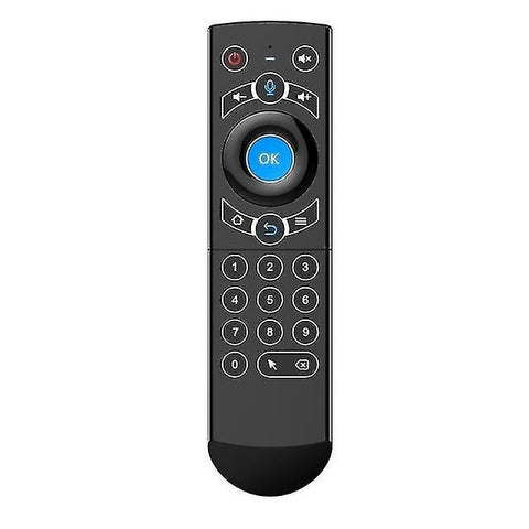 Remote controls wireless air mouse ir learning q7 smart remote control mini pc backlit voice search 2.4G for vs g21