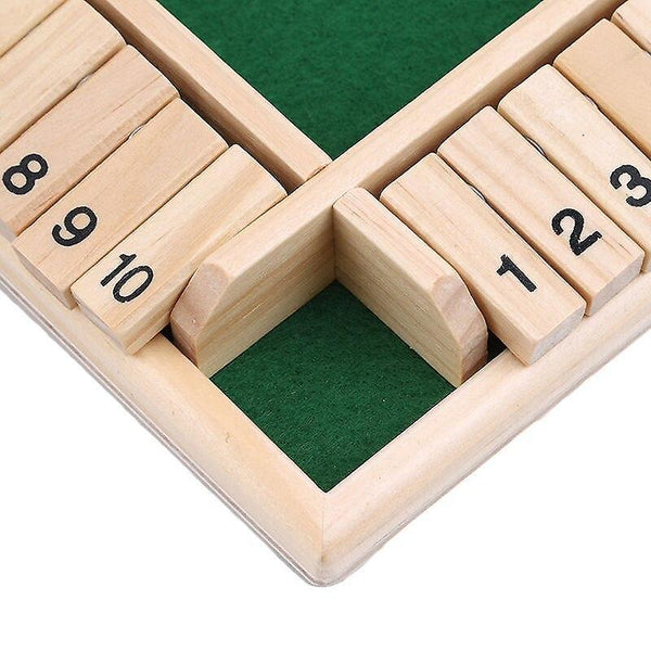 Interlocking Blocks Funny Puzzle Game For Party Club Family Games Shut The Box Board Set Number Educ