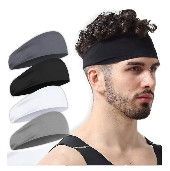 Headbands sports headband yoga sweat-absorbent headscarf outdoor riding headband black