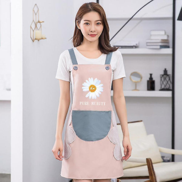 Aprons Cooking Apron For Women  2pack Kitchen Apron With Pocket  B Waterproof Aprons For Men Women H