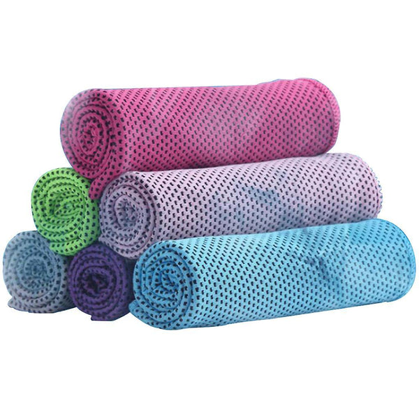 6pcs Cooling Towel For Sport & Fitness Microfiber Towel For Running Golf Towels